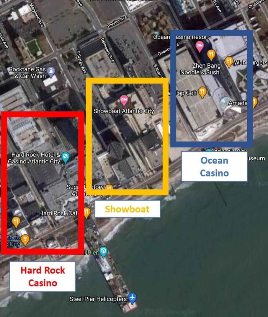 Boardwalk Cozysuites Beachfront 2Br 3Ba Condo Atlantic City Exterior foto